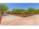 Gated entrance showcasing the property's well-maintained landscaping and privacy features at 14619 E Desert Vista Trl, Scottsdale, AZ 85262