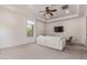 Bright living room with neutral carpet, recessed lighting, and lots of space at 14619 E Desert Vista Trl, Scottsdale, AZ 85262