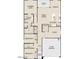 Detailed floorplan layout featuring the bedrooms, bathrooms, kitchen, great room, and garage at 32677 N Newby Dr, San Tan Valley, AZ 85143