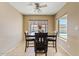 Dining room with tile floors and light color walls at 4107 W Mariposa Grande --, Glendale, AZ 85310