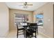 Dining room with a large window and tile flooring at 4107 W Mariposa Grande --, Glendale, AZ 85310