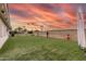 Expansive backyard featuring lush artificial grass, perfect for outdoor activities and relaxation at 4655 E Farmdale Ave, Mesa, AZ 85206
