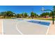Full basketball court plus amenities featuring playground, picnic shelter and volleyball court in the community park at 5216 W Oraibi Dr, Glendale, AZ 85308