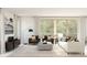 Cozy living room with a large window, comfortable seating, and modern decor at 8006 W Griswold Rd, Peoria, AZ 85345
