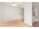 Cozy dining area with a ceiling fan adjacent to the kitchen at 1208 E Lawrence Ln, Phoenix, AZ 85020