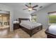 Spacious main bedroom featuring a ceiling fan and generous natural light at 1375 W Belmont Red Trl, San Tan Valley, AZ 85143