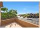 Scenic balcony view showcasing the neighborhood and clear blue sky above at 16600 N Thompson Peak Pkwy # 2006, Scottsdale, AZ 85260