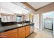 Bright kitchen features stainless steel appliances, and beautiful countertops at 16600 N Thompson Peak Pkwy # 2006, Scottsdale, AZ 85260