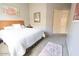 Tastefully decorated bedroom with a queen-sized bed, a stylish rug and closet at 1894 E Sagebrush St, Gilbert, AZ 85296