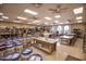 The creative art studio features ample workspace, natural light, and plenty of supplies for hobbies and projects at 20669 N 266Th Ave, Buckeye, AZ 85396