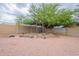 Spacious backyard with garden beds, perfect for outdoor activities and relaxation at 2502 S Mollera Cir, Mesa, AZ 85210