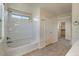 Bathroom featuring a shower/tub combo and tile flooring at 2868 E Binner Dr, Chandler, AZ 85225