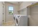 Convenient laundry room includes a modern washer and dryer plus ample storage at 2868 E Binner Dr, Chandler, AZ 85225