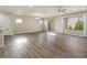 Spacious living room featuring light colored walls, modern floors and a sliding door at 2868 E Binner Dr, Chandler, AZ 85225