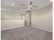 Carpeted living room with a ceiling fan, and lots of light at 2868 E Binner Dr, Chandler, AZ 85225