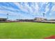 View of a large baseball field with bright green grass at 3532 N Carhill Ave, Scottsdale, AZ 85251