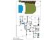 Detailed floor plan outlining the layout of the home, including dimensions of rooms and outdoor spaces at 5424 N 186Th Dr, Litchfield Park, AZ 85340