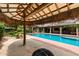 Inviting pool area featuring an outdoor structure and plenty of space for entertaining friends and Gathering at 5536 N Camelback Canyon Pl, Phoenix, AZ 85018