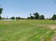 Scenic golf course with a tranquil lake, mature trees, and lush green grass for outdoor enjoyment at 11415 N 110Th Dr, Sun City, AZ 85351