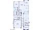 Detailed floorplan showcasing the home's layout, including the owner's suite, gathering room, and two-car garage at 13551 W Calle De Baca --, Peoria, AZ 85383