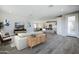 Spacious living room flows into the kitchen and dining area, creating an inviting and comfortable atmosphere at 2121 W Sonoran Desert Dr # 43, Phoenix, AZ 85085