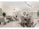 Cozy living room and dining area with neutral colors, tile floors, and ample natural light at 280 W Sheffield Ave, Gilbert, AZ 85233