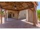 Relaxing covered patio with brick pavers and ceiling fans for enjoying the outdoors at 280 W Sheffield Ave, Gilbert, AZ 85233