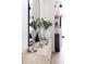 Entryway featuring a console table with a large mirror, vases, and artwork at 3927 E Sheila Ln, Phoenix, AZ 85018