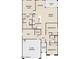 Detailed floor plan showcasing the layout of the primary suite, kitchen, great room, bedrooms, and garage at 4521 S 95Th Dr, Tolleson, AZ 85353