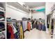 Walk-in closet with shelving and clothing racks for optimal organization at 461 W Flamingo Dr, Chandler, AZ 85286
