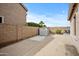 Spacious backyard features a storage shed and low-maintenance landscaping at 4960 E Villa Theresa Dr, Scottsdale, AZ 85254