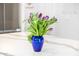 Close up image of flowers on the kitchen island at 528 E Kyle Ct, Gilbert, AZ 85296