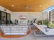 Spacious balcony with modern seating, television and fireplace, ideal for outdoor relaxation at 6311 E Phoenician Blvd # 19, Scottsdale, AZ 85251