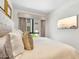 Relaxing bedroom showcasing a comfortable bed, soft pillows, and a wall-mounted TV for ultimate rest and entertainment at 6311 E Phoenician Blvd # 19, Scottsdale, AZ 85251
