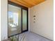 Modern entryway with a sleek glass door and stylish door design at 6311 E Phoenician Blvd # 19, Scottsdale, AZ 85251