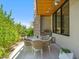 The patio features a stainless steel grill and an outdoor dining area with seating for six at 6311 E Phoenician Blvd # 19, Scottsdale, AZ 85251
