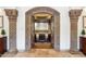 Private home theater with comfortable seating and a large viewing screen at 8329 N Ridgeview Dr, Paradise Valley, AZ 85253