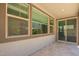 Covered back patio features brick pavers and is a great space for entertaining at 1081 E Armstrong Way, Chandler, AZ 85286