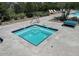 View of a community hot tub with clean water and patio furniture at 1081 E Armstrong Way, Chandler, AZ 85286