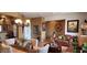 The dining room features decor and chandelier lighting at 18177 W Tasha Dr, Surprise, AZ 85388