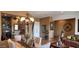Elegant dining room featuring chandelier lighting at 18177 W Tasha Dr, Surprise, AZ 85388