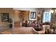 Warm and inviting living room with elegant furnishings and decorative wall art at 18177 W Tasha Dr, Surprise, AZ 85388