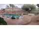 Amazing backyard pool with built-in bar and mini golf course at 20677 N 16Th Way, Phoenix, AZ 85024
