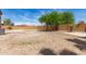 Spacious backyard featuring a dirt yard, offering space for landscaping at 304 E Beth Dr, Phoenix, AZ 85042