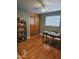 Home office space featuring hardwood floors, built-in storage, and lots of natural light at 3137 N 4Th Ave, Phoenix, AZ 85013
