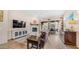 Inviting living room with a fireplace, large TV, and comfortable seating at 3521 N Barron --, Mesa, AZ 85207