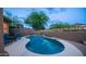 Beautiful backyard with a private swimming pool and comfortable lounge seating, perfect for outdoor enjoyment at 3521 N Barron --, Mesa, AZ 85207
