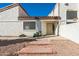 Exterior front entrance featuring brick steps and security door at 4024 E Hiddenview Dr, Phoenix, AZ 85048