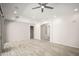 Living room featuring tile floors, neutral paint, recessed lights, and ceiling fan at 4512 W Rushmore Dr, Anthem, AZ 85087
