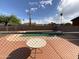 This home features a pool and low-maintenance gravel landscaping in the backyard at 5539 W Wilshire Dr, Phoenix, AZ 85035